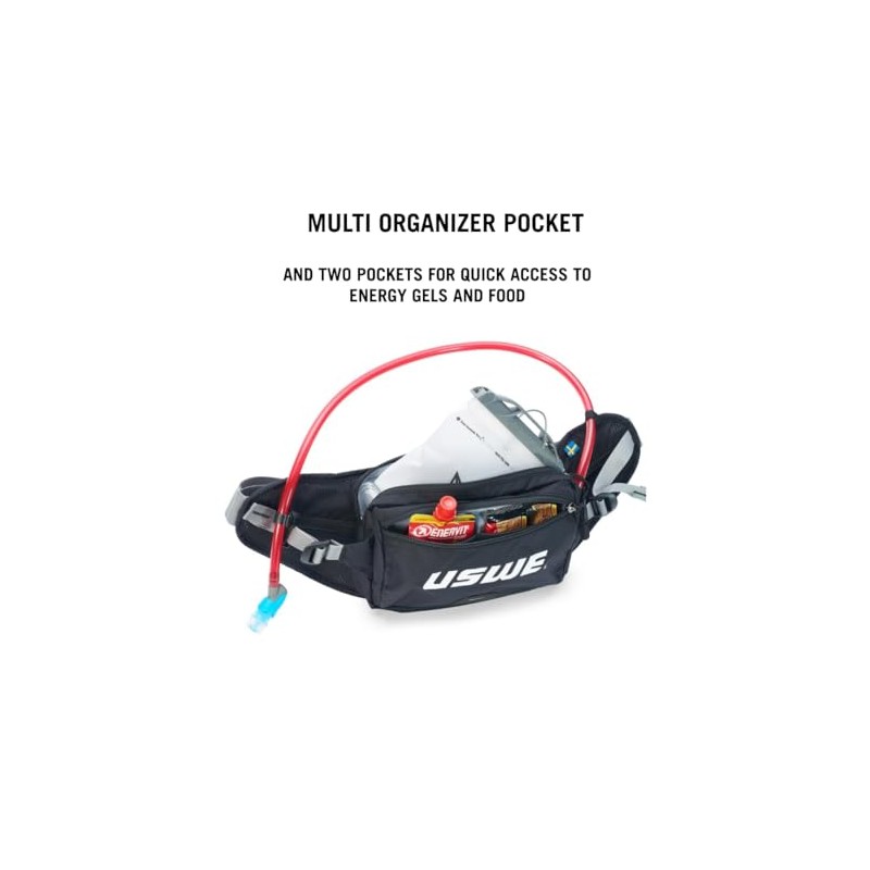 USWE Zulo Hydration Hip Pack - with Organiser and Side