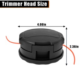 Delixike SRM-225 String Trimmer Head Fits for Echo Eater Speed-Feed 400 SRM-230 SRM-210 SRM2100 SRM225 PAS210 PAS225 PAS230 PAS260 Shiandaiwa T195S T220 T222 T230 T231