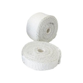 Aeroflow Exhaust Insulation Wrap 1 Inch Wide, 15ft Length White (AF91-3002)
