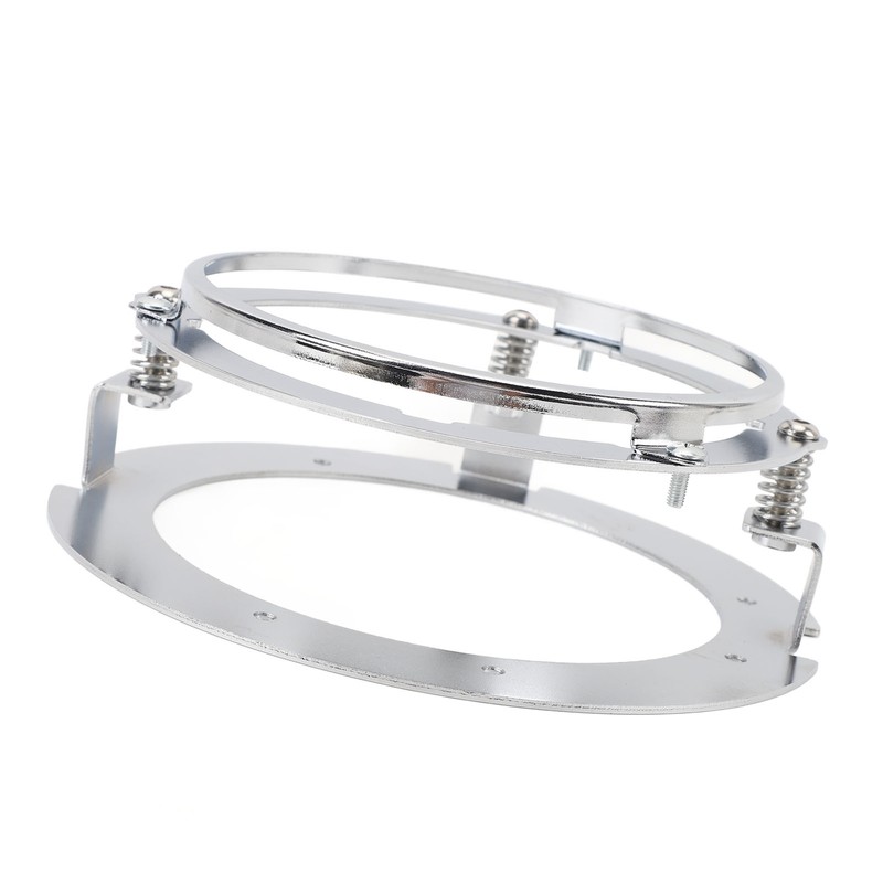 5.75in Round Headlight Mounting Bracket Stable Firmly Fixed Iron Universal