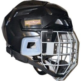 Rodeo Equestrian Bull Riding Protective Helmet Black - EPT Bull Ropes (Small)