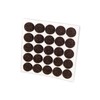 168 Pack Rok Hardware Heavy Duty 3/8" (9.5mm) Diameter Self-Adhesive
