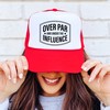 Over Par and Under The Influence Golf Trucker Hat Foam