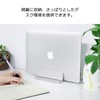 Laptop Stand Vertical Storage Holder Width Adjustable Aluminum Alloy Material