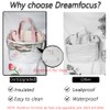 Dreamfocus - Bolsa de almuerzo aislada para niñas, gran capacidad,