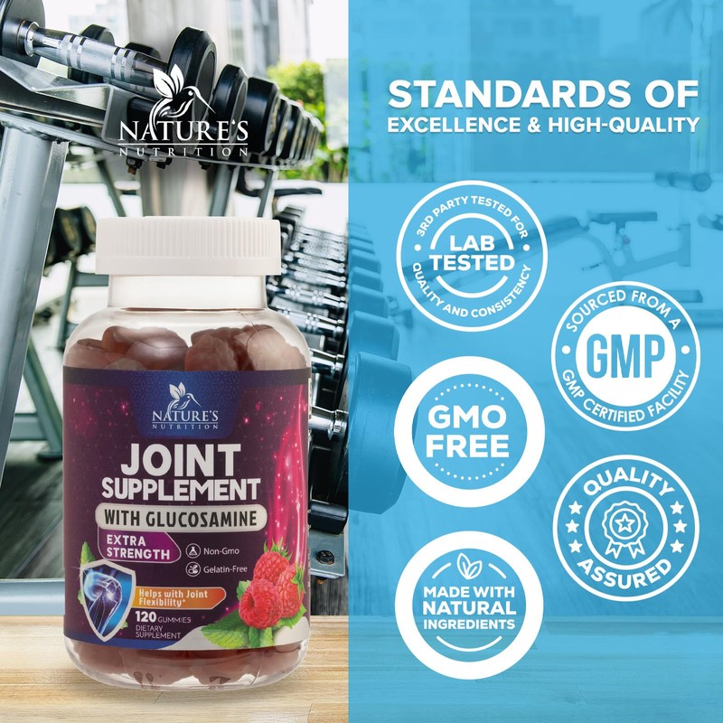 Joint Support Gummies Glucosamine Plus Vitamin E - Nature's Joint