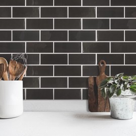 RoomMates TIL4978FLT: Charcoal Seaglass Sticktile
