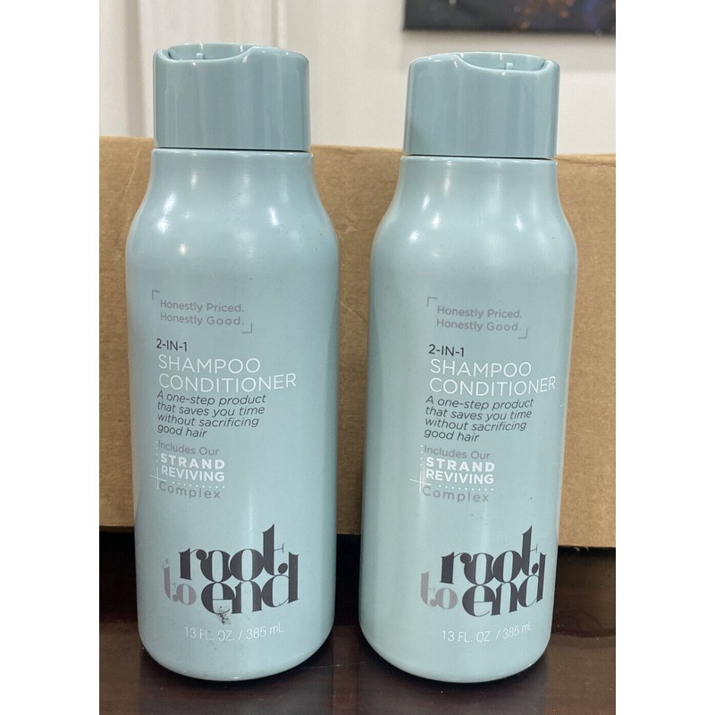 ROOT TO END 2-In-1 Shampoo Conditioner, Strand Reviving Set Off