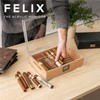 CASE ELEGANCE - Felix Tupperdor - Airtight Acrylic Humidor, Thick