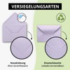 50 x B6 envelopes, purple, 12 x 17.5 cm, wet