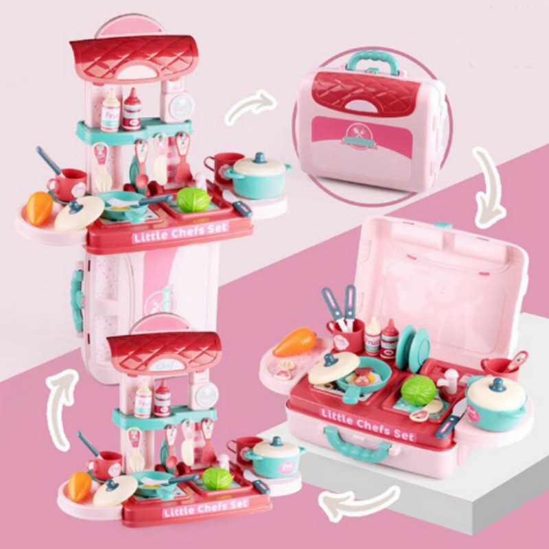 30pcs Kitchen Toy Playset Educational Interactive Skill Development Safe Kitchen