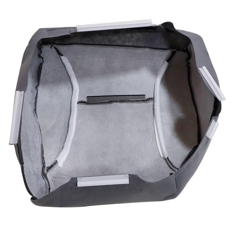 FZJDSD 2PCS Mist Gray Driver Side Bottom Replacement Cloth Seat