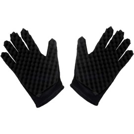 Magic Curly Sponge Gloves, 2 PCS Hair Curl Sponge Gloves Hair Styling Tool Twist Brush Glove for Curly Hair Styling Care (Black, One Size)