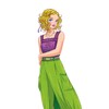 Clementoni - 18652 Crazy Chic Mermaid Cosmetic Bag for Children