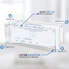 DuraClear 4x10 Panoramic Acrylic Photo Frame - Frameless & Thick
