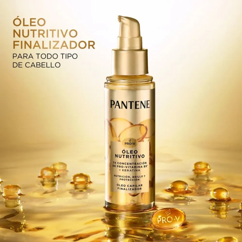 Aceite Para Cabello Óleo Pantene, Nutre, Protege Y Da Brillo