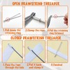 6 Pcs Bodkin Drawstring Threader Metal DIY Rope Threader Clip