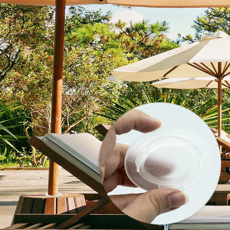 3 Pieces Table Umbrella Hole Ring with Cap Umbrella Hole
