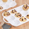 CAKETIME Silicone Muffin Pan with Metal Frame, Metal Reinforced Frame
