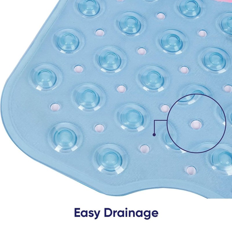 Yorkshire Bedding Shower Mat Non Slip Anti Mould - 70x38cm