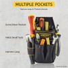 WINHUNT Tool Pouches, Electrician Pouch 15 Pocket Organizer with Adjustable