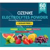 OZENKE Electrolytes Powder Packets, 60 Sticks Hydration Packets Sugar Free, Electrolyte Drink Mix Travel Electrolyte Packets for Rapid Hydration, 6 Flavors