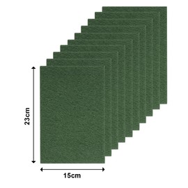 Faithfull AHPGREEN General Purpose Hand Pad 230 x 150mm - Green (Pack of 10)