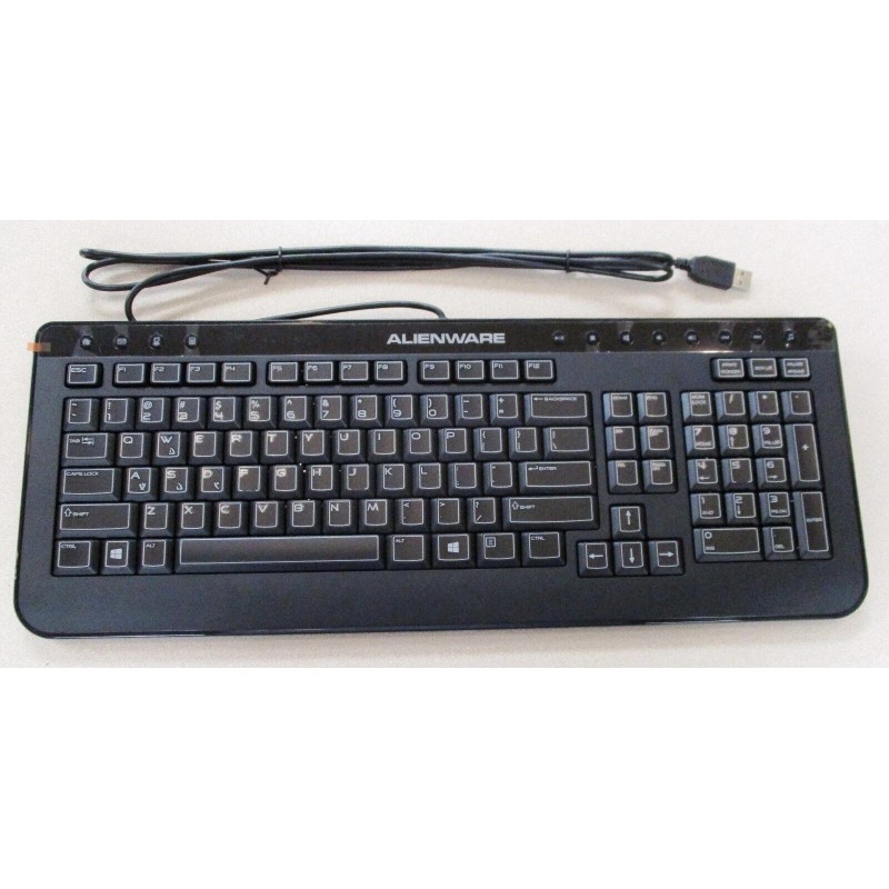 Dell NEW Dell AlienWARE Multimedia Black USB Keyboard 40CM0 SK-8165