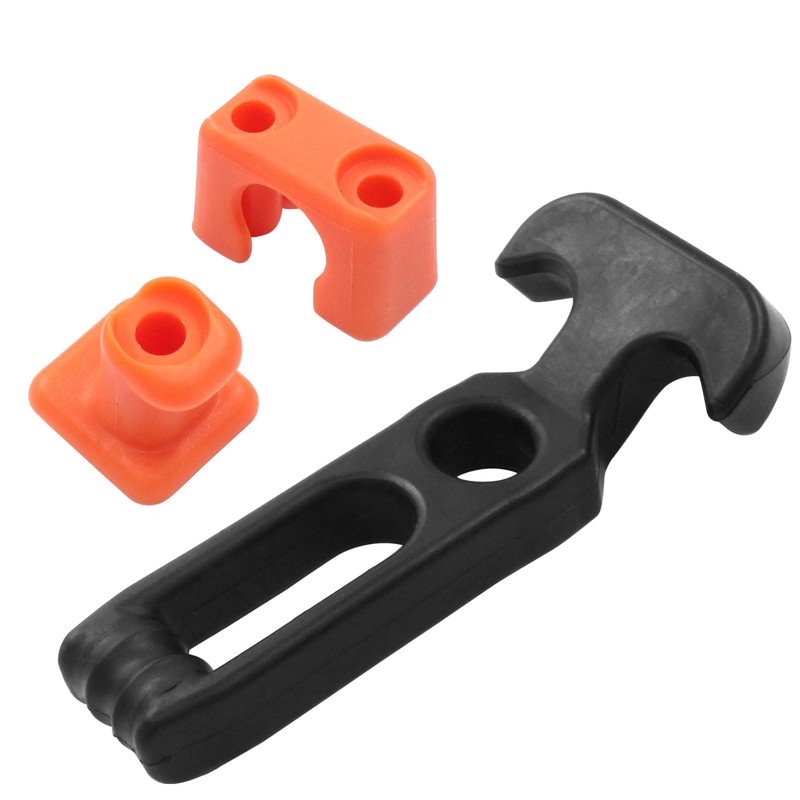 Cionyce Rubber Flexible T-Handle Draw Latches， Toolbox Cooler Latch for