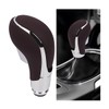 HZEL Car Gear Shifter Knob, Leather Vehicle Automatic Head Handle
