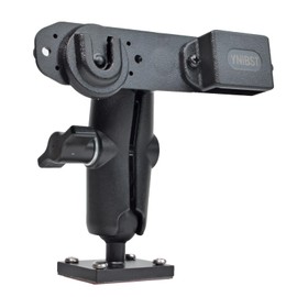 YNIBST Handheld Radio Holder&CB Radio Mic Hanger,Drill Base Mount W/Self-Tapping Screws Adhesive Bottom,for Motorola Talkabout Cobra BaoFeng Portable Walkie Talkie Ham CB Speaker Mic