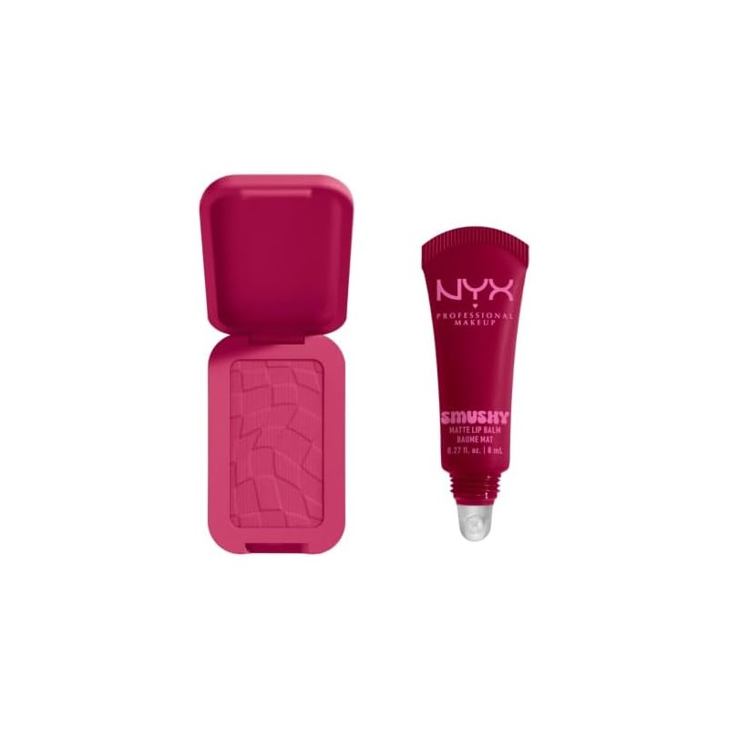 NYX Professional Makeup Smushy Matte Balsamo labial, Tono Squizze n