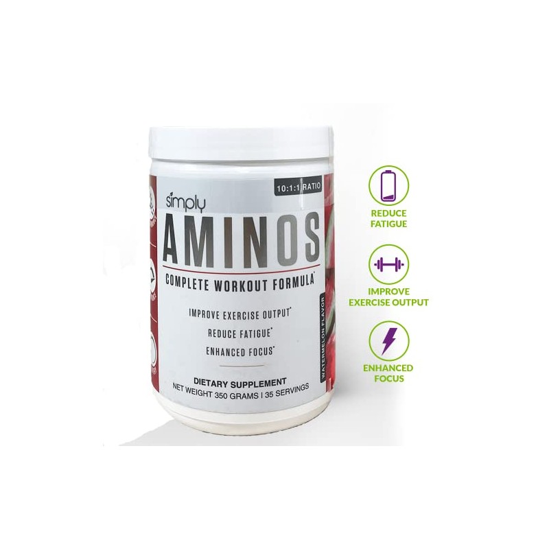 Aminos complete workout Formula 350 gramos 35 servicios sabor Sandia
