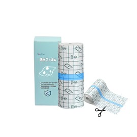 SouZouキズ防水フィルム キズパワーパッド 大きめサイズ キズに保護テープ 防水ドレッシング キズに保護フィルム 防水 透明 粘着性 創傷用粘着 入浴 水泳 タトゥー介護 産後キズ保護 カットでき 10x1000cm １巻