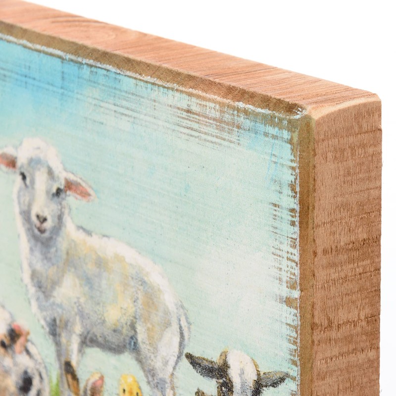 Primitives by Kathy Young Farm Friends Home Décor Sign