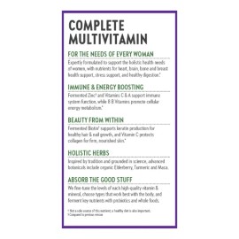 Multivitaminico Diario Para Mujer New Chapter 72 Tabletas Sabor Sin Sabor