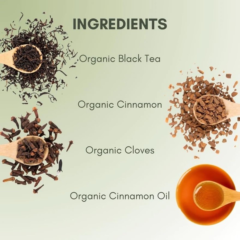 Organic Hot Cinnamon Loose Leaf Tea - 2 oz Bag