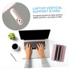Operitacx Vertical Laptop Holder Desk Laptop Stand for Bed Slots