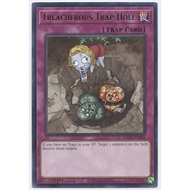YU-GI-OH! Treacherous Trap Hole - MAZE-EN066 - Rare - 1st Edition