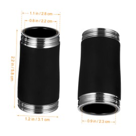 WHAMVOX 2pcs B Flat Clarinet Tuning Tubes Smooth Integral Molding with Strong Penetrating Power Easy to Play for Students and Professionals Lightweight and Portable Clarinet Accessories