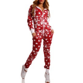 Crazy Age Jumpsuit, Bodysuit, Full Body Suit, Stars, Cuddly, Warm - l