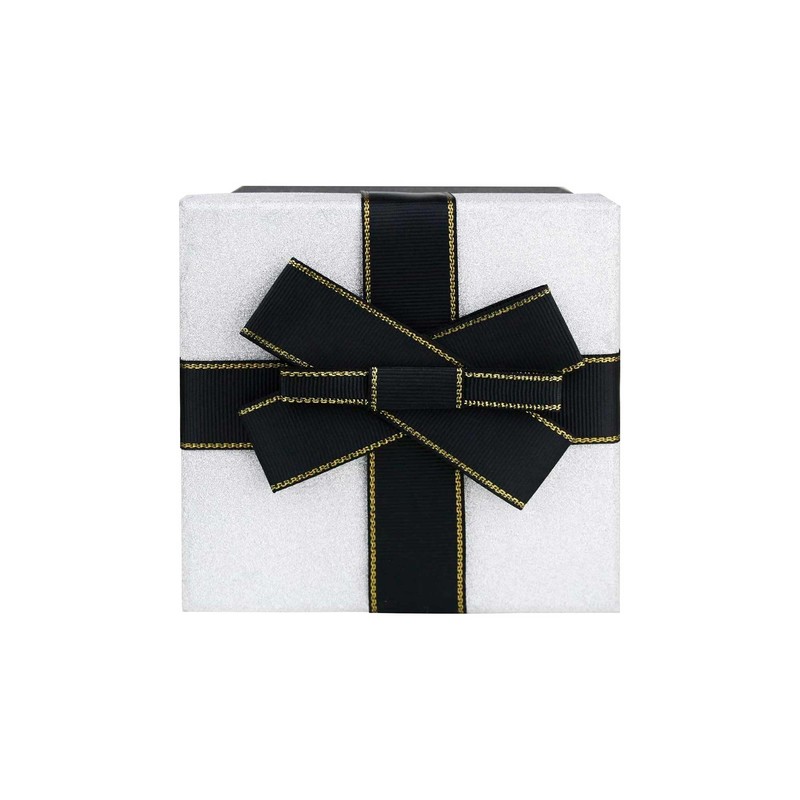Emartbuy Gift Box, 11.5 x 11.5 x 12.7 cm, Black