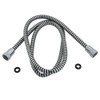 Kingston Brass KXHO2101 Shower Hose, Black/Silver