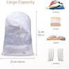 Large Mesh Laundry Bag with Drawstring,2Pcs Large Mesh Laundry Bag