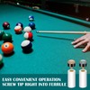 12Pcs Pool Snooker Cue Tips Replacement Kit, Screw On Billiard