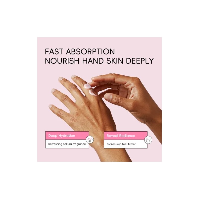 Crema De Manos Laikou Japan Sakura, Hidratante De Larga Dura