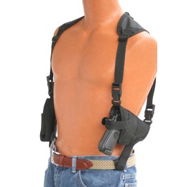 Pro-Tech Outdoors Deluxe Shoulder Holster fits Pistol Ruger EC9s Deluxe Model Black Nylon