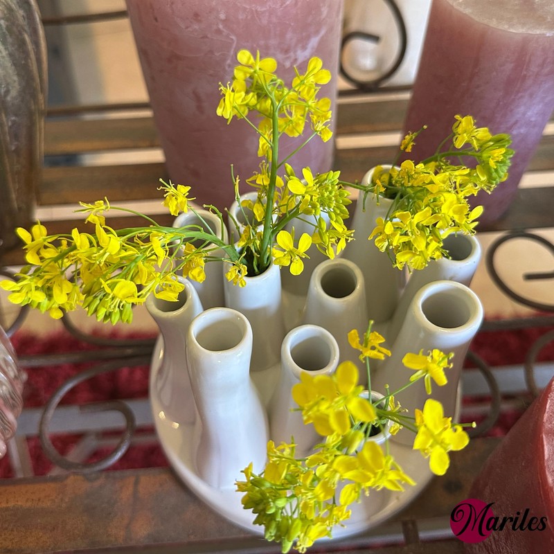 Mariles Vases Set on Base Flower Vases Flower Pot Table