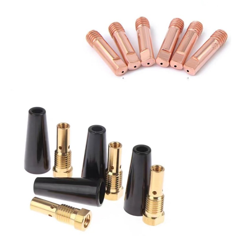 14 Pcs Flux Core Gasless Nozzle Tips Kit, 0.9mm Heat