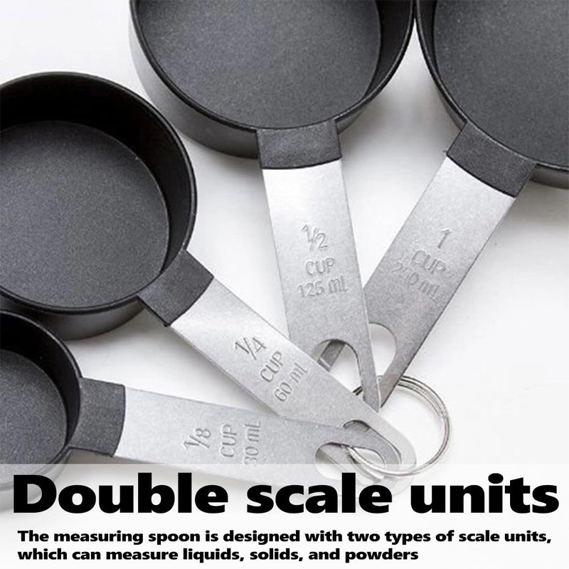 8 Pcs Kitchen Measuring Spoon Baking Nesting Measuring Cups Measuring